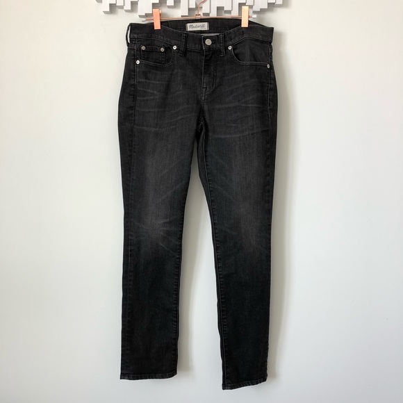 Madewell Pants - Madewell • washed black slim boy jean